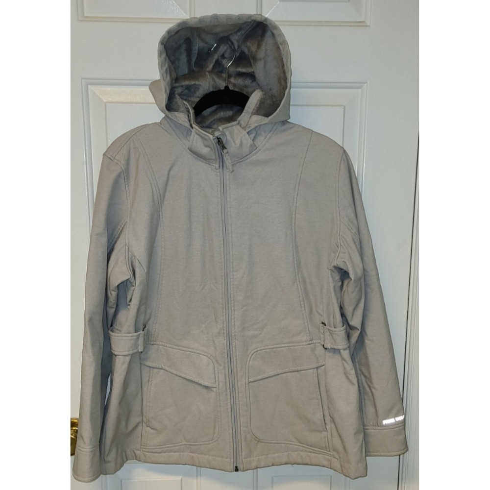 Free Country Lightweight Windbreaker Jacket Fuzzy‎ lining SZ XL